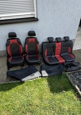 Seat Ibiza 6J Cupra Bocanegra Sitze Ausstattung Leder Rot FR Sitze Sitze