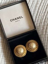 Chanel Perlen Gold Ohrringe