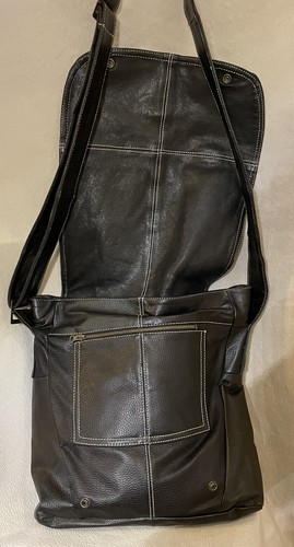 Herren umhang ledertasche aus - ledertasche,