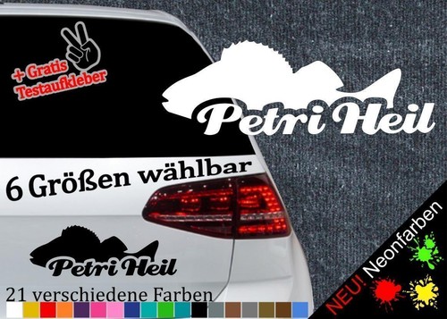Petri heil aufkleber - petri,