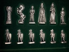Zinn Schach Figuren