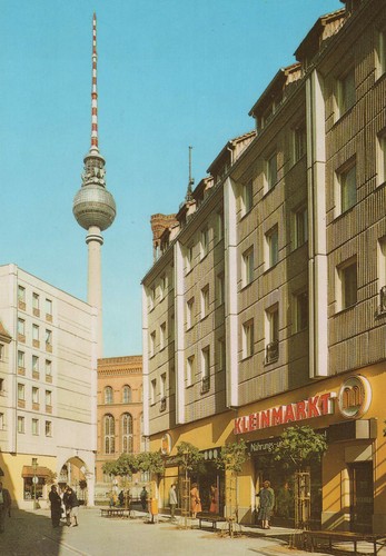 Alte postkarte berlin - berlin, ddr