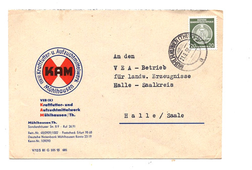 Ddr 1956 veb - ddr, mit