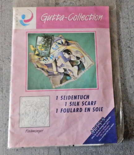 Seidentuch fischhändlerin - seidentuch,