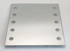 Badezimmerspiegel Wand-Schminkspiegel Tchibo 297189 m. defekter LED-Beleuchtung