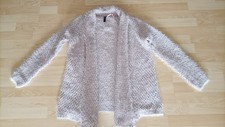 Jean Pascale Lange Strickjacke..Gr. M..Beige, Rose, Federgarn