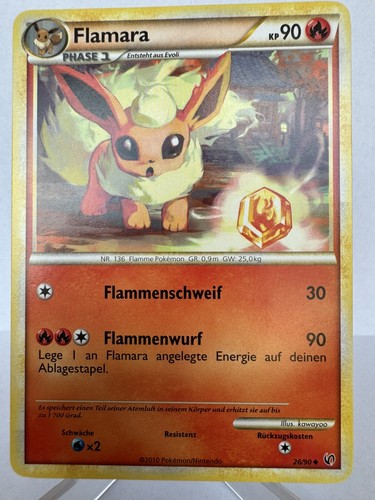 Pokémon karte flamara 90 - pokémon,