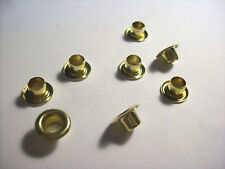 8 Metall-Hülsen gold-farben