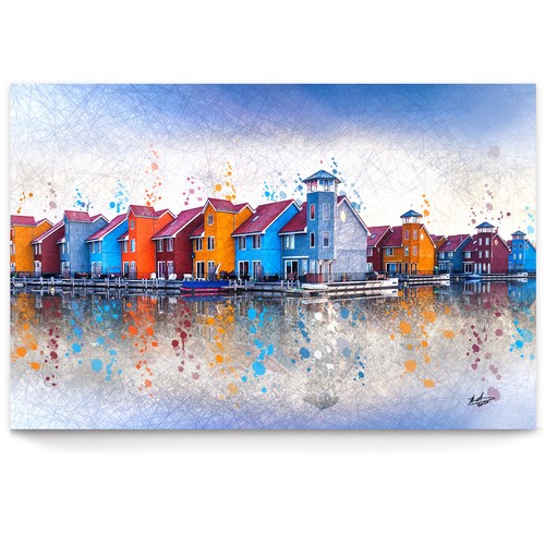 Leinwand bild landschaft - bild,