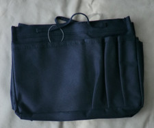 Praktischer bag in bag organizer -Handtasche Organiser blau, 10 Fächer, Neu