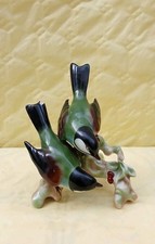 sehr schöne Vintage Vögel Porzellan Figuren