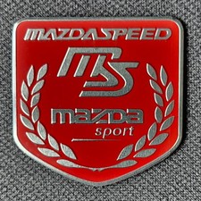 Aluminium Embleme MS MAZDA