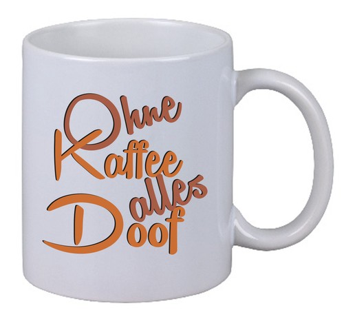 Kaffee tasse ohne - kaffee,