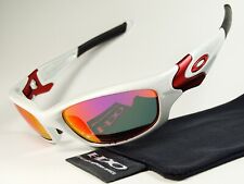 Oakley Straight Jacket 2.0 White Chrome Red Sonnenbrille Splice Valve Canteen XX