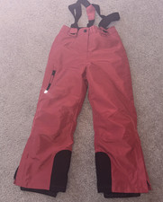 Skihose Schneehose Mädchen Kinder Größe 122/128 Hosenträger