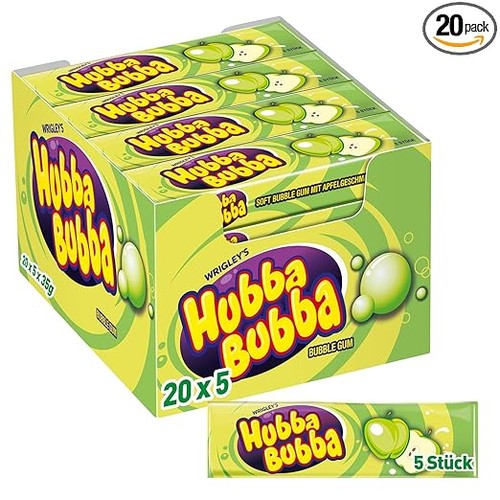 Hubba bubba apfel 20x5 - hubba, stück
