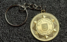 Schlüsselanhänger DDR Orden der Volkspolizei "Für treue Dienste"  Gold Original