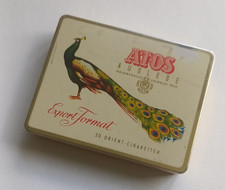 ATOS Auslese - antike Zigarettendose, Metall, vor 1960, sehr gut erhalten