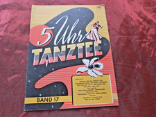 5 UHR TANZTEE Band 17 Noten