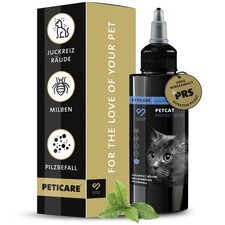 Anti-Parasiten Mittel für Katzen | gegen Flöhe Pilze & Milben | 50 ml