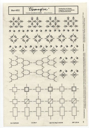Typofix 4022 schaltzeichen - typofix,