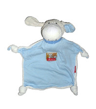 Sigikid Schmusetuch Hund 48096 blau weiß gestreift Dog Schnuffeltuch Kuscheltuch