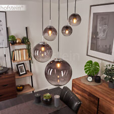 Kugel Hänge Lampen Rauchglas Ess Wohn Schlaf Zimmer Beleuchtung Pendel Leuchten 