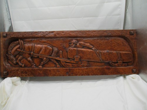 Geschnitzt holz wandbild - holz,