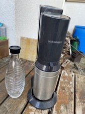 SodaStream Crystal 3.0 Trinkwassersprudler mit 1 Glaskaraffe - Schwarz...