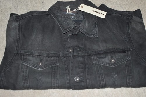 Diesel denim jeansjacke - jeansjacke, l