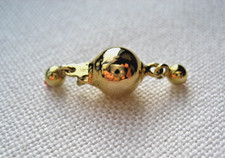 14k 585 Gold Kugelschließe