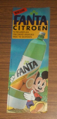 Seltene werbung fanta zitrone - werbung,