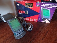 3Com Palm III PDA Vintage Computing Boxed with Cradle