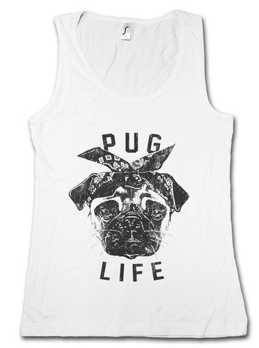 Pug life damen tank top - life, i