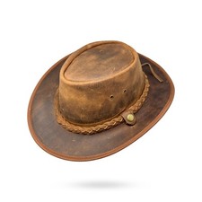 Lederhut western cowboy unisex - lederhut,