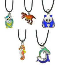 1 Stimmungskette Tier Dino Eule Kette Anhänger Modeschmuck Ketten Geschenke