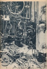 Tinguely, Tinguely Ausstellung bis 30. Januar 1962. [Original-Ausstellungsplakat