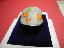 Fingerring  Emaille Vintage