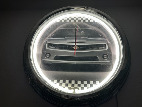 Neon wanduhr reklame - wanduhr,