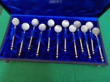 Wilkens Satz Münzlöffel 12.5 cm für 12 Personen 272 gramm in Echtsilber 800er