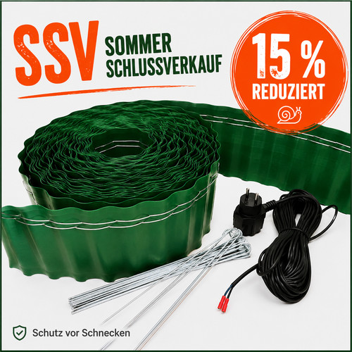 Schneckenzaun elektrisch