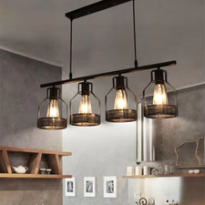 Retro Deckenlampe Vintage Leuchte Pendelleuchte Hängelampe Industrie Design E27