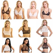 Damen Dessous BH Top Sheer