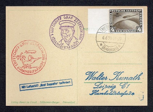 Repro faksimile luftpostkarte - repro/faksimile,