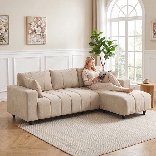 Homcom ecksofa sitzer couch - homcom, ecksofa,