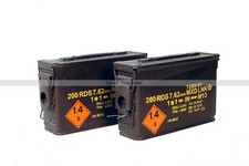 US Munitionskiste Small Arms Cal. 7,62 - Braun Farbe