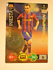 Panini Fußball Champions League Super Strikes 2009-2010- Andres Iniesta Champion