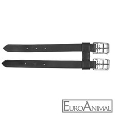 stabile Leder Sattelgurtverlängerung Sattelgurtverlängerer dunkelbraun schwarz 