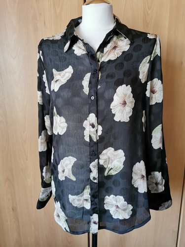 Zara bluse schwarz - bluse, mit