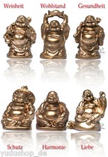 6 stück verschiedene Buddha